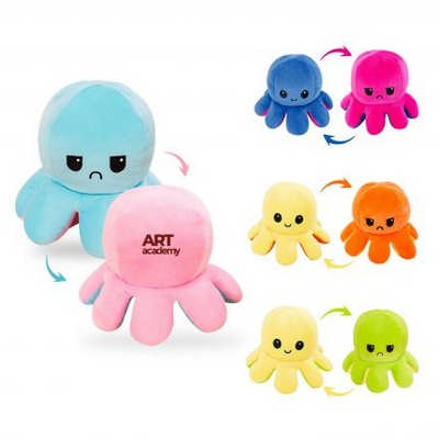 Large Reversible Octopus Plush Toy