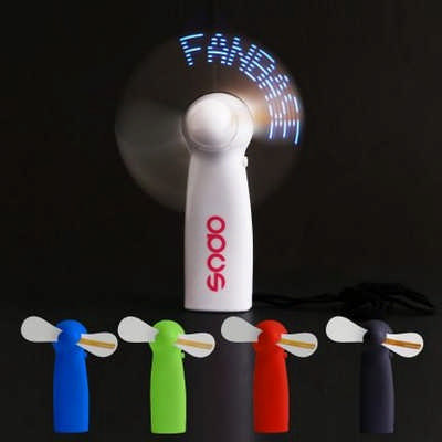 Handy LED Message Fan