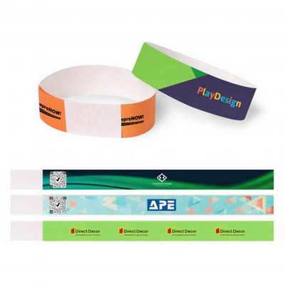 19mm Width Disposable Full Colour Tyvek Wristband