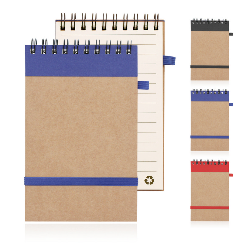 Eco Notepad Recycled Paper Spiral Bound (C512_GLOBAL)