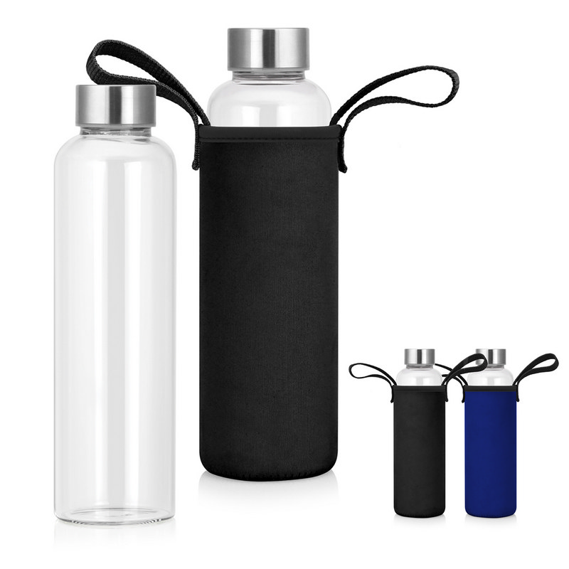 Bottle Glass Neoprene Sleeve 600ml (M269_GL_DEC)