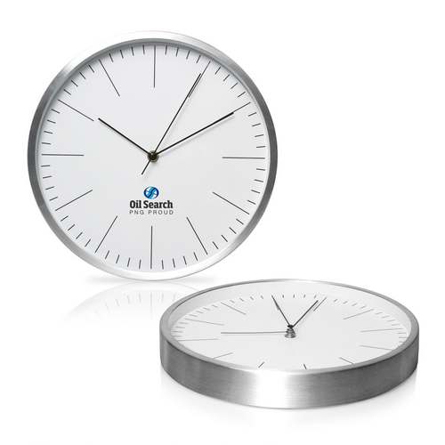 Wall Clock 30cm Aluminium