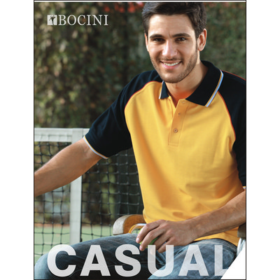 Unisex Adults Three Tone Polo S-4XL