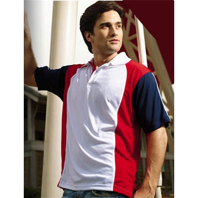 Unisex Adults Breezeway Three Tone Polo S-3XL
