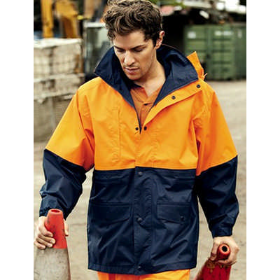 Unisex Adults Hi-Vis Polar Fleece Lined Jacket