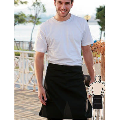 Cotton Drill Half Apron - With Pocket