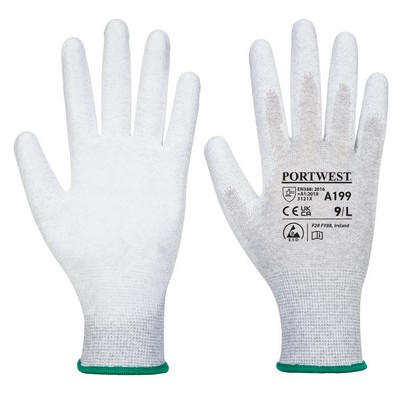 Antistatic PU Palm Glove (A199_PW)