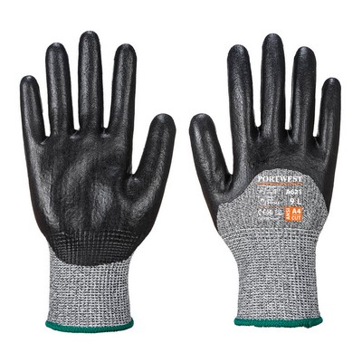 Cut 3/4 Nitrile Foam Glove (A621_PW)