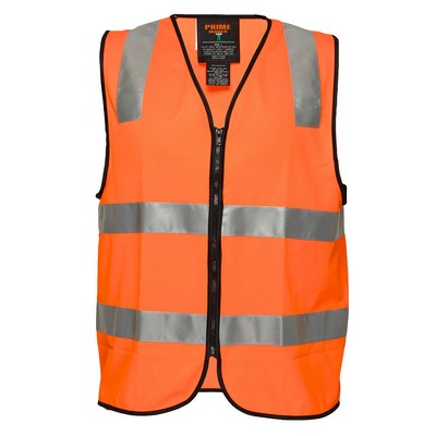 Hi-Vis Zip Vest D&ampampN