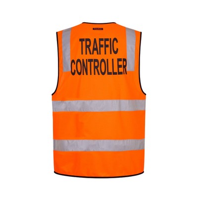 Traffic Control Zip Vest D&ampampN