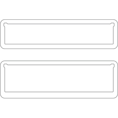 FM29BR NSW Premium Number Plate Surround-Black-Rear
