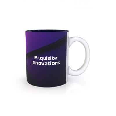 Sublimation Classic Can Mug White/Cobalt