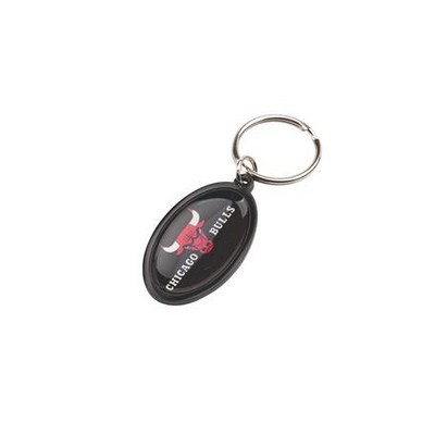 Rainbow Keyring (25x45mm oval) - Indent