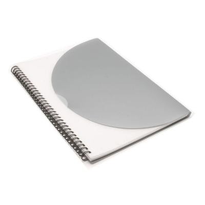 Curve Notepad-Large- Silver A4