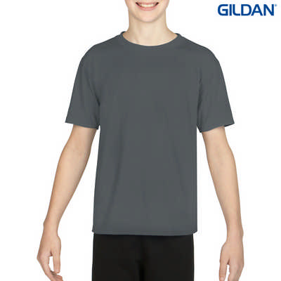 42000B Gildan Performance Youth T - Charcoal (42000B2CH_PREAP)