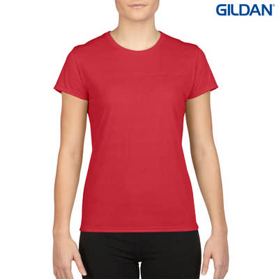 42000L Gildan Performance Ladies T - Red (42000L2RE_PREAP)