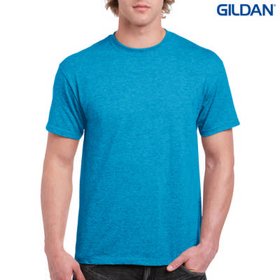 5000 Adult Tee - Heather Sapphire (50002HS_PREAP)