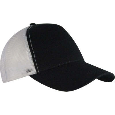 Mac Trucker Cap - BlackWhite Mesh HW24 (H5003BLWH_PREAP)