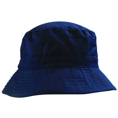 6535 PolyCotton Adjustable Bucket - Navy (H6033ANY_PREAP)