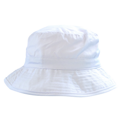 6535 PolyCotton Adjustable Bucket - White (H6033AW_PREAP)