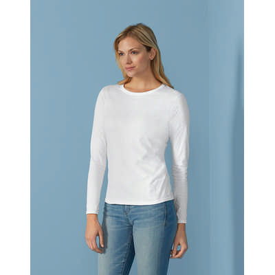 64400L Gildan Softstyle Ladies Long Sleeve T-Shirt (64400L_PREAP)