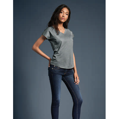 6750VL Anvil Ladies Tri-Blend V-Neck T-Shirt (6750VL_PREAP)