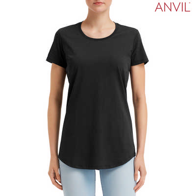 790L - Anvil 180gsm Ladies Fashion T - Black (790L2BLA_PREAP)