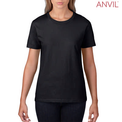 880 Anvil Ladies Fashion T - Black (8802BLA_PREAP)