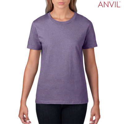 880 Anvil Ladies Fashion T - Heather Purple (8802HPR_PREAP)