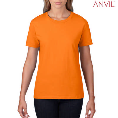 880 Anvil Ladies Fashion T - Mandarin Orange (8802MOR_PREAP)