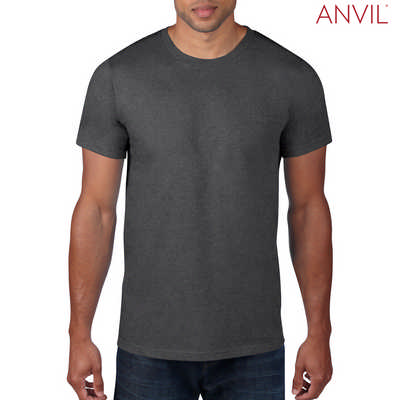 980 Menss Anvil Fashion T - Heather DK Grey (9802HDG_PREAP)