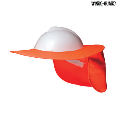 H15700 - Hard Hat Brim - Fluro Orange (H15700OR_PREAP)