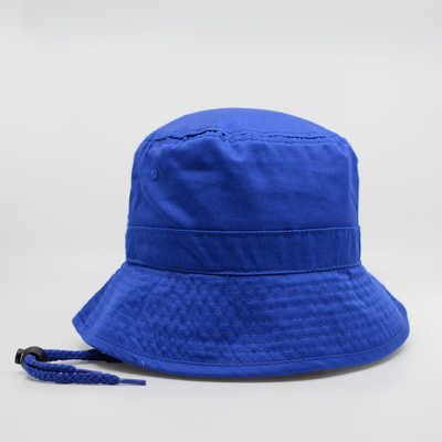 6535 PolyCotton Adjustable Bucket - Royal (H6033ARO_PREAP)