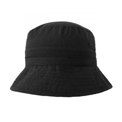 6055 Microfibre Bucket Hat - Black (H6055BL_PREAP)
