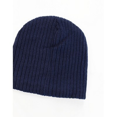 B003 HW24 Cable Knit Fleece Beanie