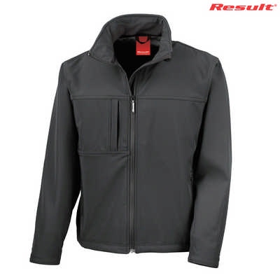 R121M Result Classic Soft Shell - Black OVERSIZE
