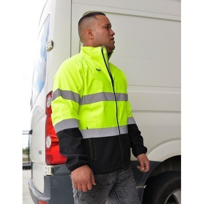 Work-Guard Printable D/N Safety Softshell Jacket