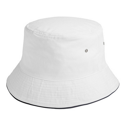 HW24 Sandwich Bucket Hat- WhiteBlack (H6044WBL_PREAP)