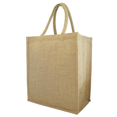 Six Bottle Jute Tote Bag