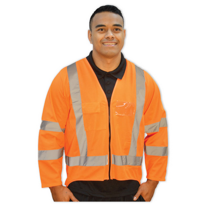 Hi Viz Long Sleeve Safety Vest