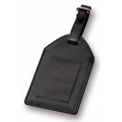 Executive Leather Concealed Luggage Label (Express Offshore)