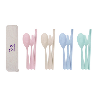 3 pieces Portable Utensils Set