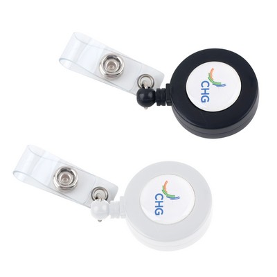 Round Retractable Card Holder