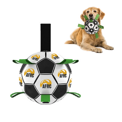 Dog Soccer Ball With Grab Tabs