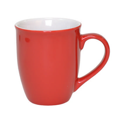 300ml Glencoe Mug Red/White (PCCM45B_PC)