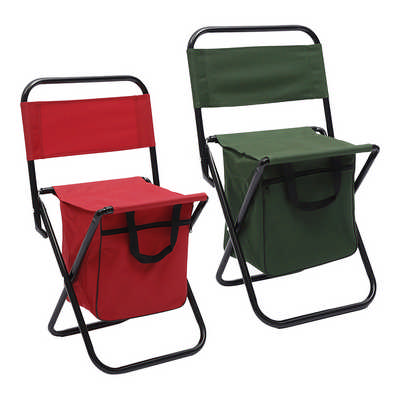Compact Foldable Camping Chair With Insulated Bag