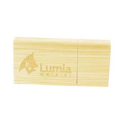 Magnetic Bamboo USB Drive 1GB