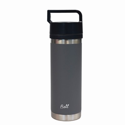 520ml Bell Bottle with Solid Handle - Grey