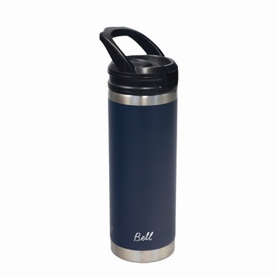 532ml Bell Bottle with Sipper Handle - Navy