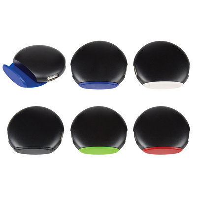 Round 4-Port USB Hub With Phone Stand (PH2841_PS)
